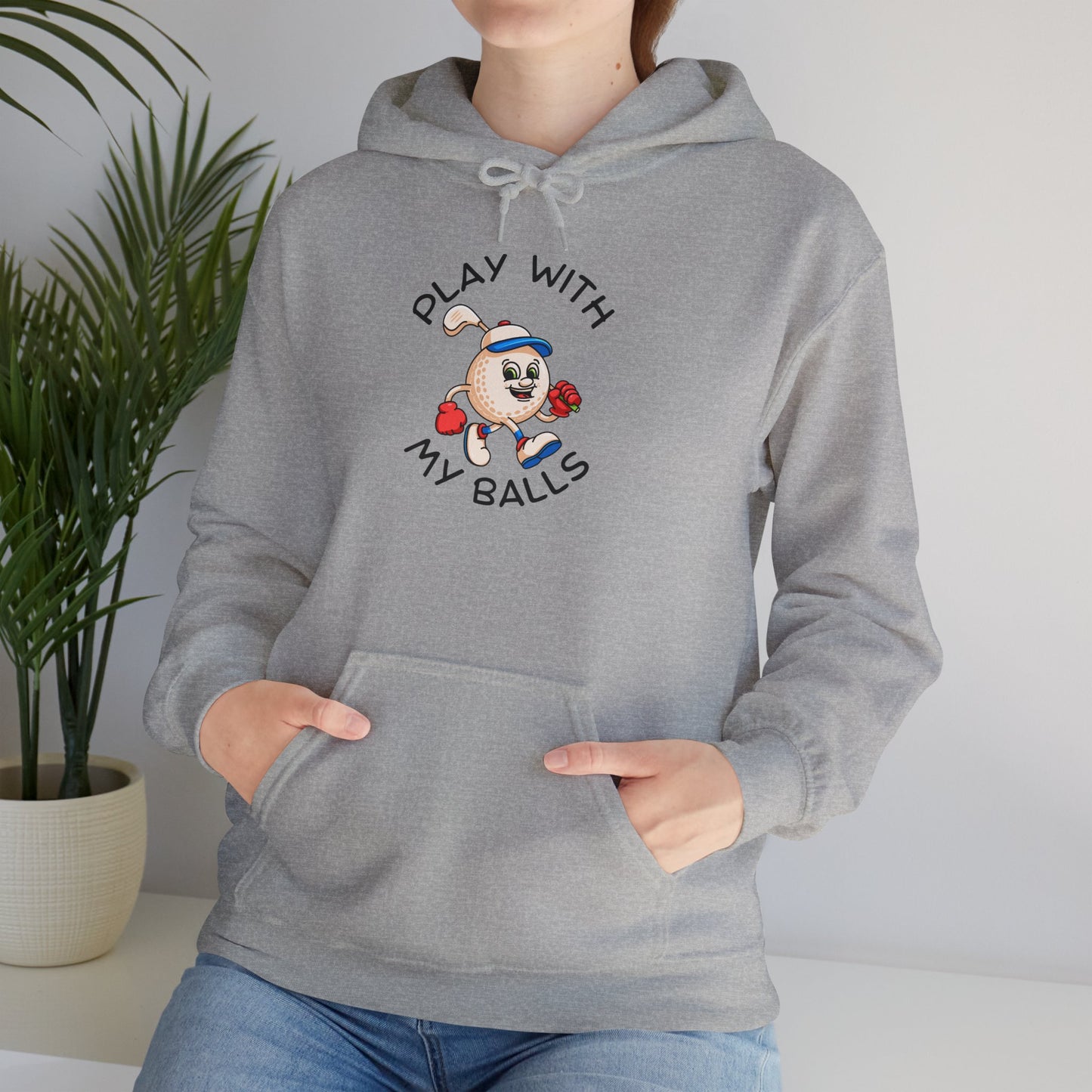 Play With My Balls - Men's Funny Golf Hoodie