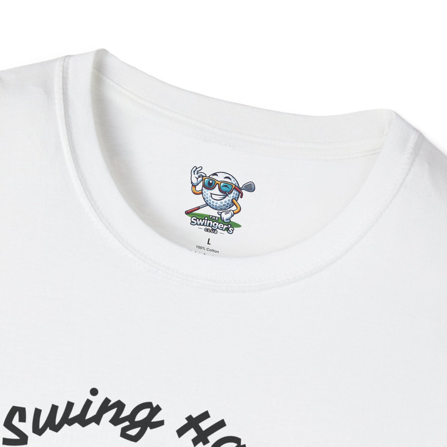Swing Hard Or Go Home - Men's Funny Golf T-Shirt