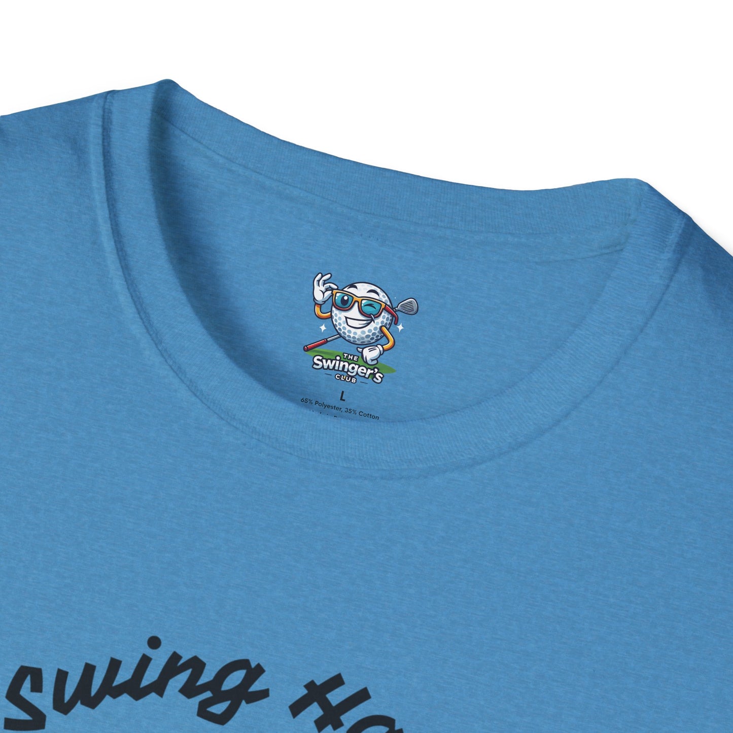 Swing Hard Or Go Home - Men's Funny Golf T-Shirt