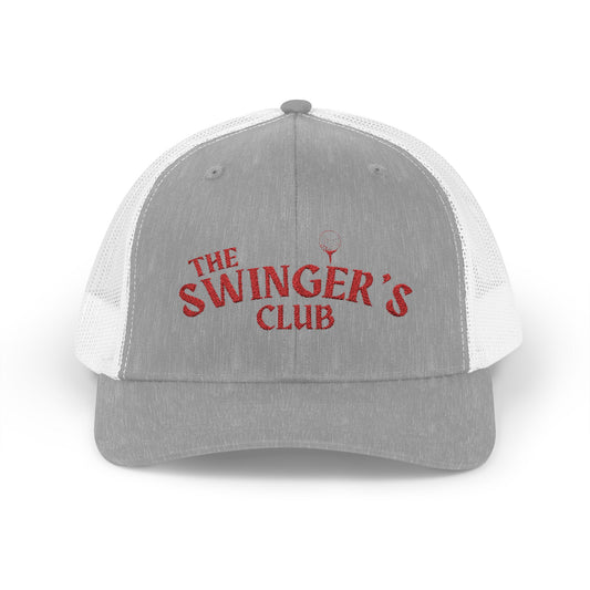 The Swinger’s Club Snapback Trucker Hat – Funny Golf Hat with Mesh Back