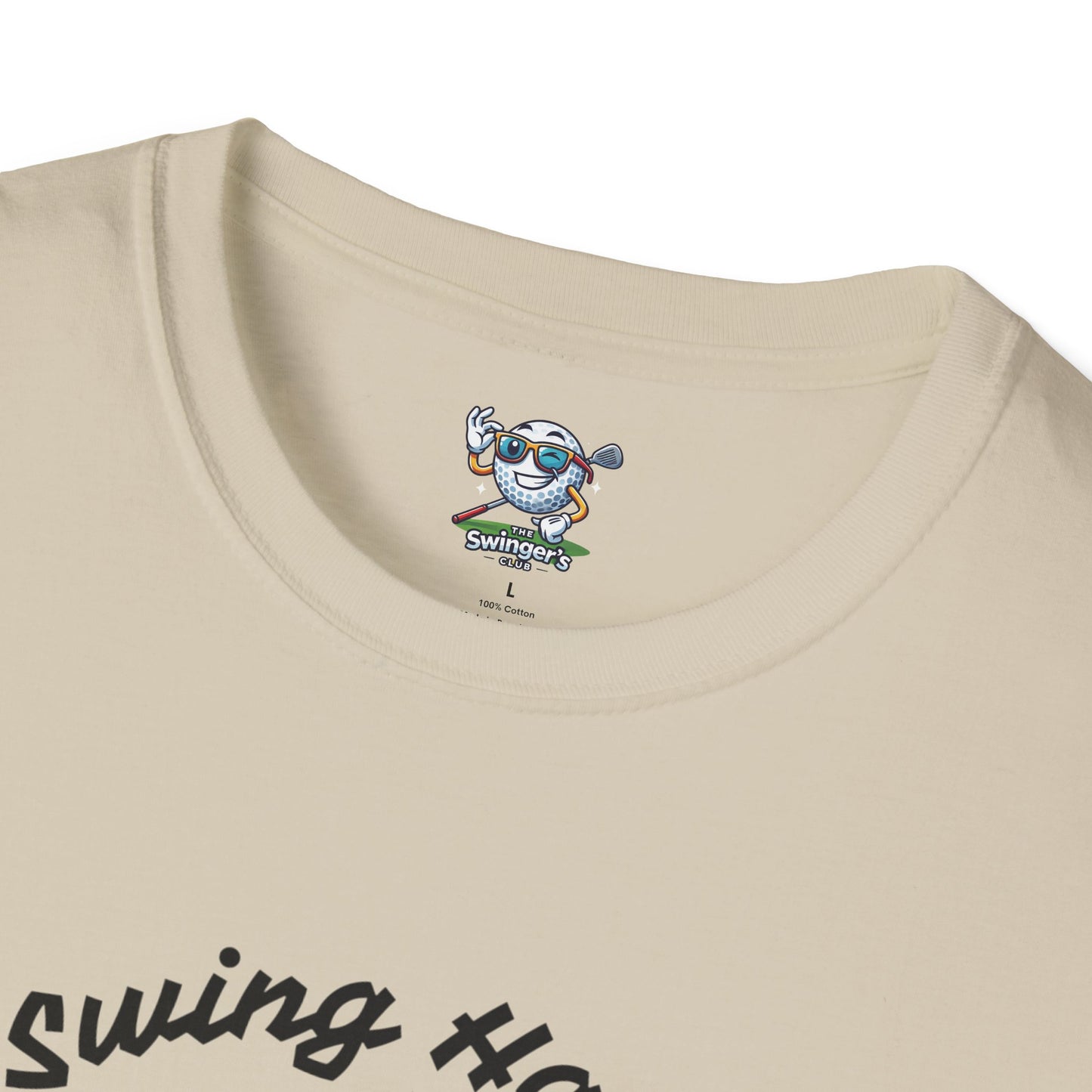 Swing Hard Or Go Home - Men's Funny Golf T-Shirt