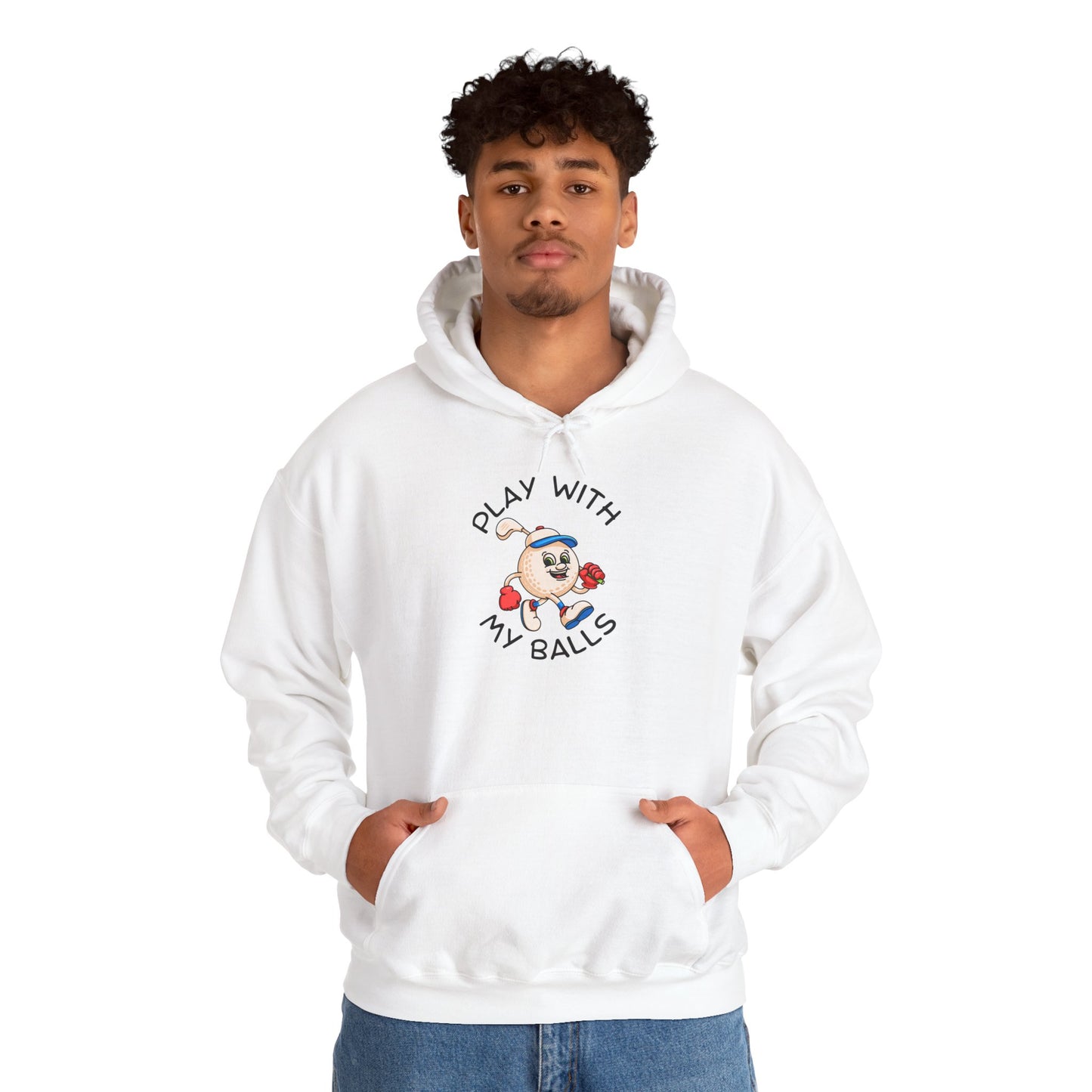 Play With My Balls - Men's Funny Golf Hoodie